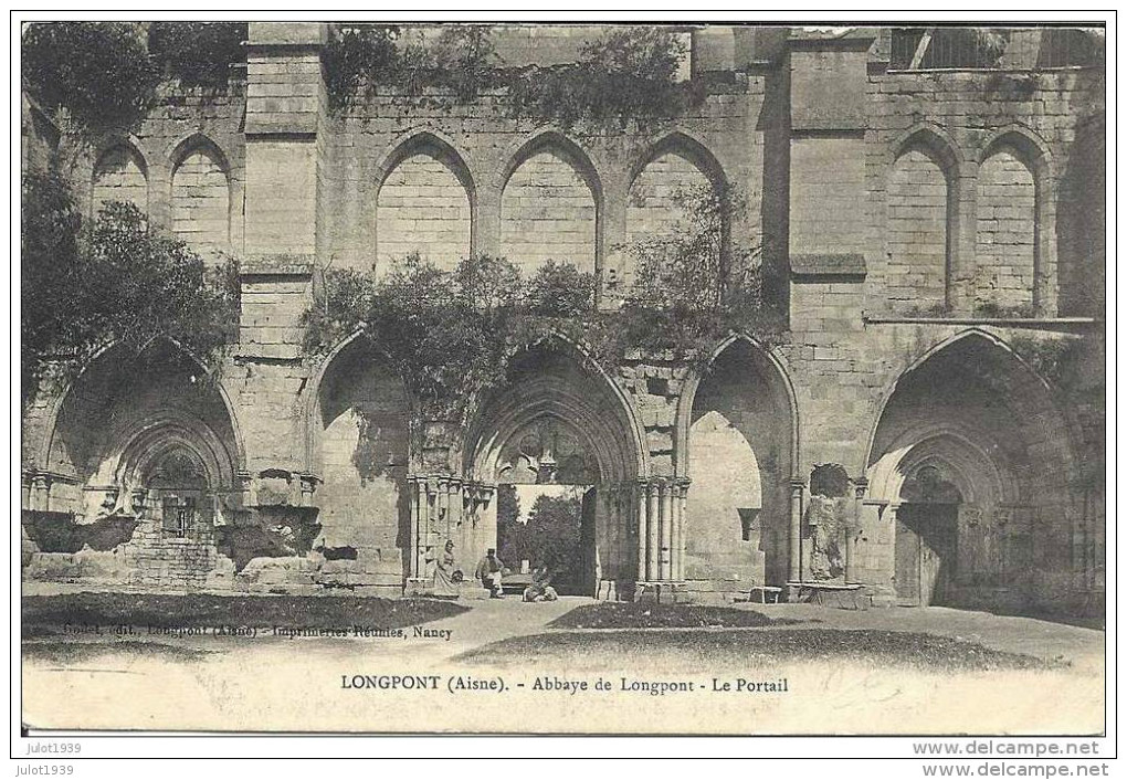 LONGPONT ..-- 02 . AISNE ..-- Le Portail . Abbaye . - Altri & Non Classificati