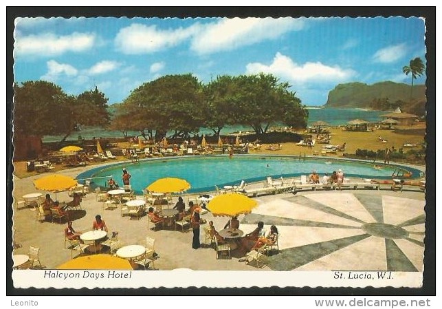 ST. LUCIA West Indes HALCYON DAYS HOTEL 1978 - Saint Lucia