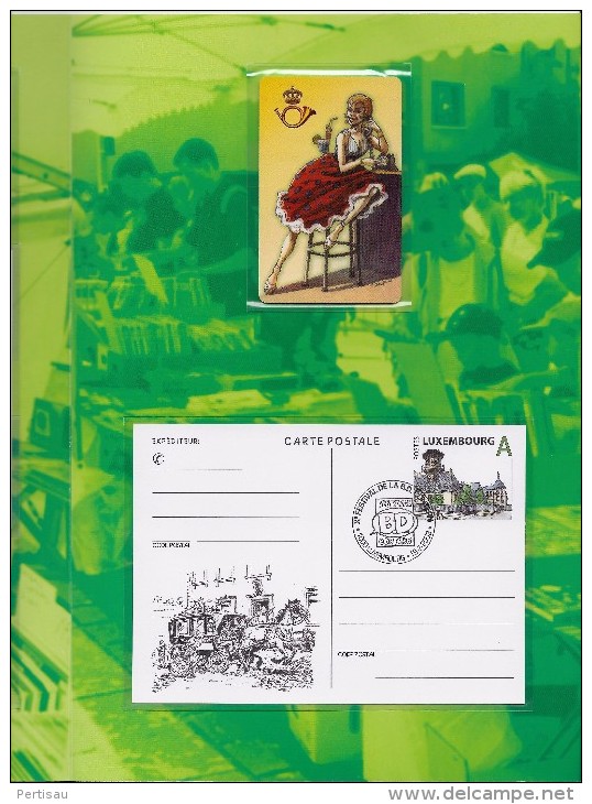 Speciale Beperkte Postuitgifte-postkaarten En Telekaart Luxemburg - Commemoration Cards