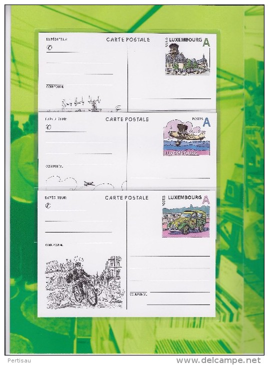 Speciale Beperkte Postuitgifte-postkaarten En Telekaart Luxemburg - Cartes Commémoratives