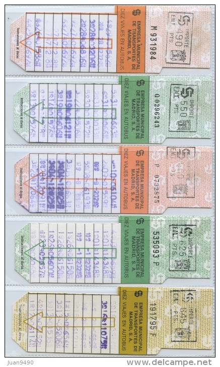 IMPRESIONANTE LOTE DE 20 TARJETAS RESISTIVAS DE MADRID (ESPAÑA) // AÑOS 80 // VER EXPLICACION - Europa