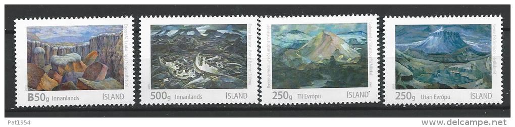 Islande 2013, Série N°1334/1337 Neuve  Peintures - Unused Stamps