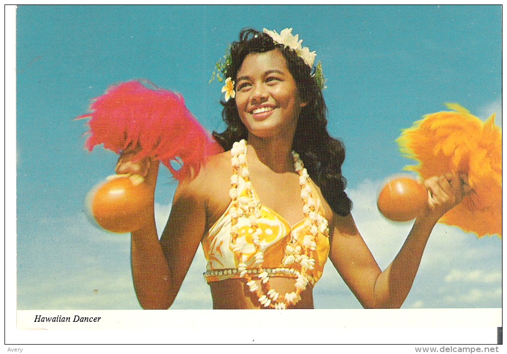 This "picture Of A Lovely Hula Girl Is Taken At The Kodak Hula Show, Hawaii - Pin-Ups