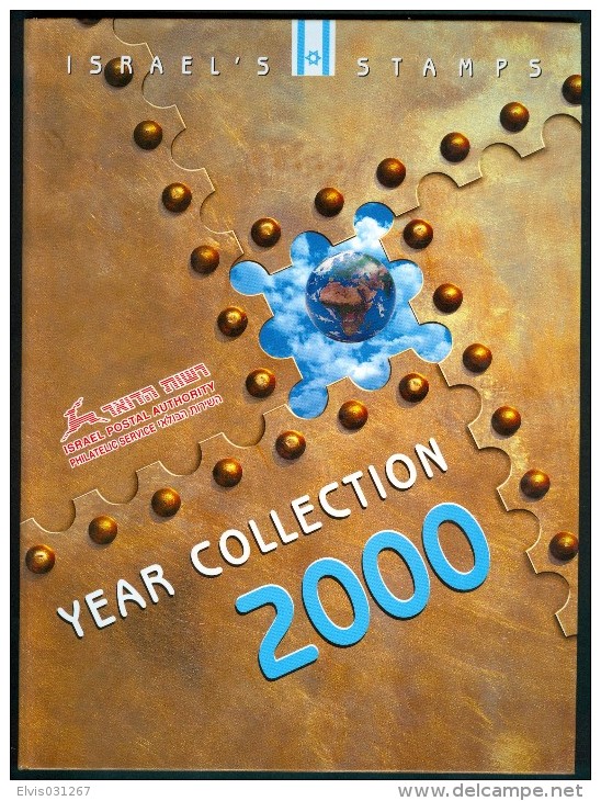 Israel Yearbook - 2000, All Stamps & Blocks Included - MNH - *** - Full Tab - Collections, Lots & Séries