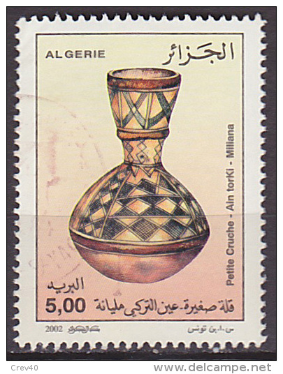 Timbre Oblitéré N° 1326(Yvert) Algérie 2002 - Poterie - Algérie (1962-...)