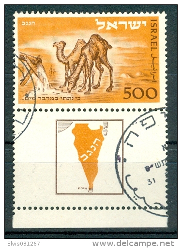 Israel - 1950, Michel/Philex No. : 54, - Used - Full Tab - - Oblitérés (avec Tabs)