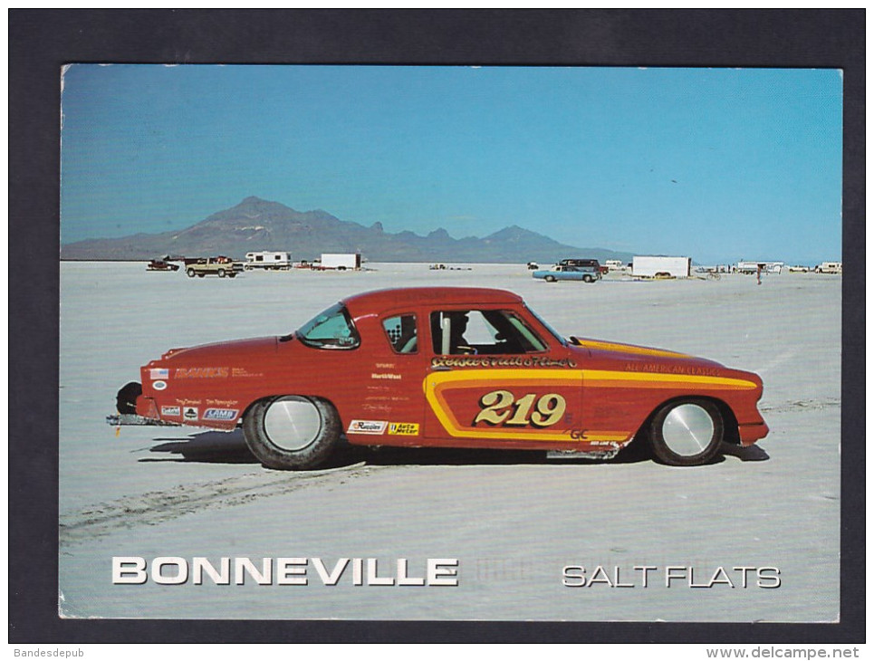 Bonneville Slat Flats Worlds Fasted Speedway Nevada Utah ( Autombole Record Vitesse Plaine De Sel ) - Autres & Non Classés