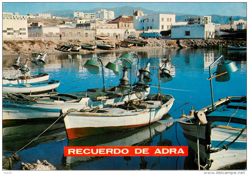 Espagne - Spain - Espana Bateaux De Pêche - Andalousie - Andalucia - Almeria - Adra - El Puerto - Recuerdo De Adra -état - Almería