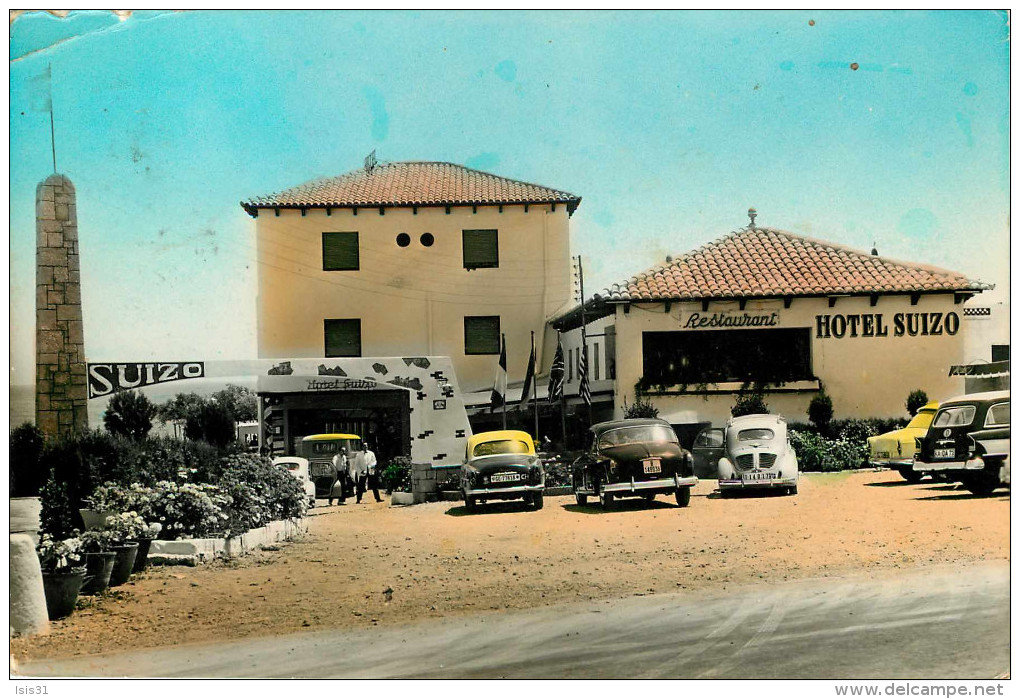 Espagne - Spain - Voitures - Automobile -Cataluna - Tarragona - San Carlos De La Rapita - Hôtel Suizo Plage Des Alfaques - Tarragona