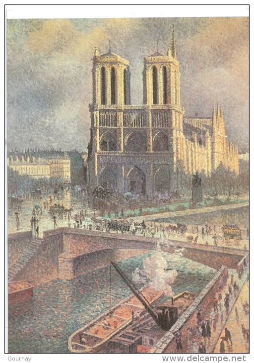 Paris :  Cathédrale Notre Dame - Maximilien Luce (1858/1941) Coll Particulière (arts Tableaux Peintures) - Notre Dame De Paris