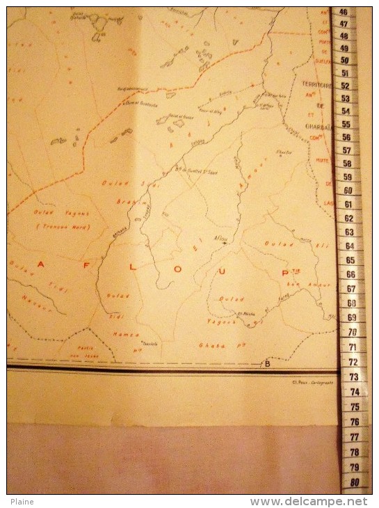 Département D'Oran-limites Administratives. Carte Dressée Par Ordre De Roger Leonard-1952 - Geographical Maps