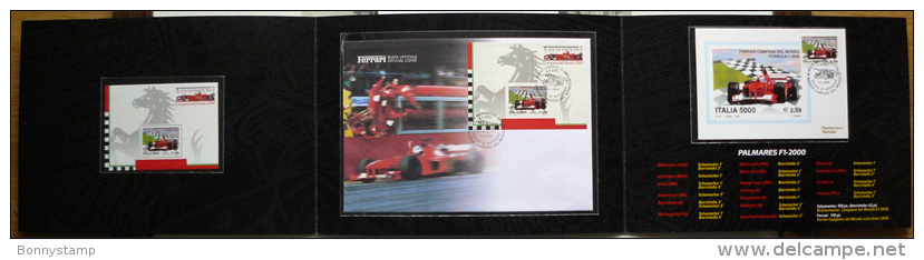 Repubblica Italiana, 2001 - Ferrari Campione Del Mondo - - Folder