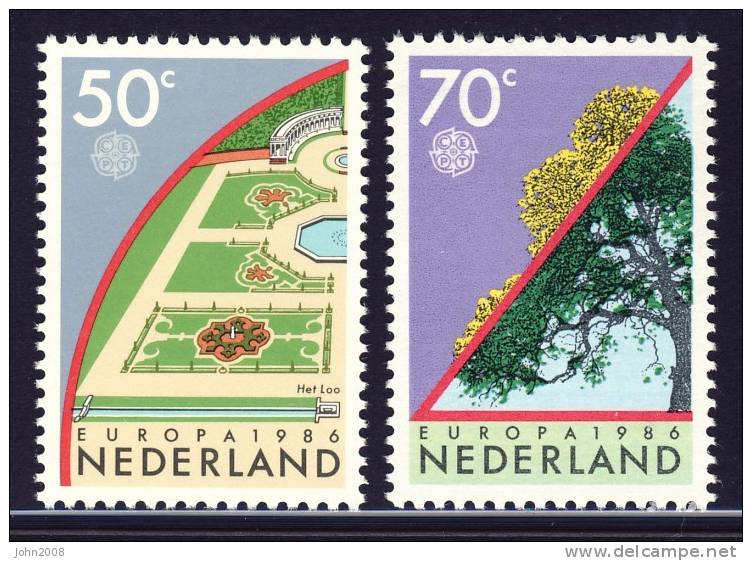 Niederlande / Netherlands 1986 : Mi 1292/1293 *** - Europa / Europe - Nuevos