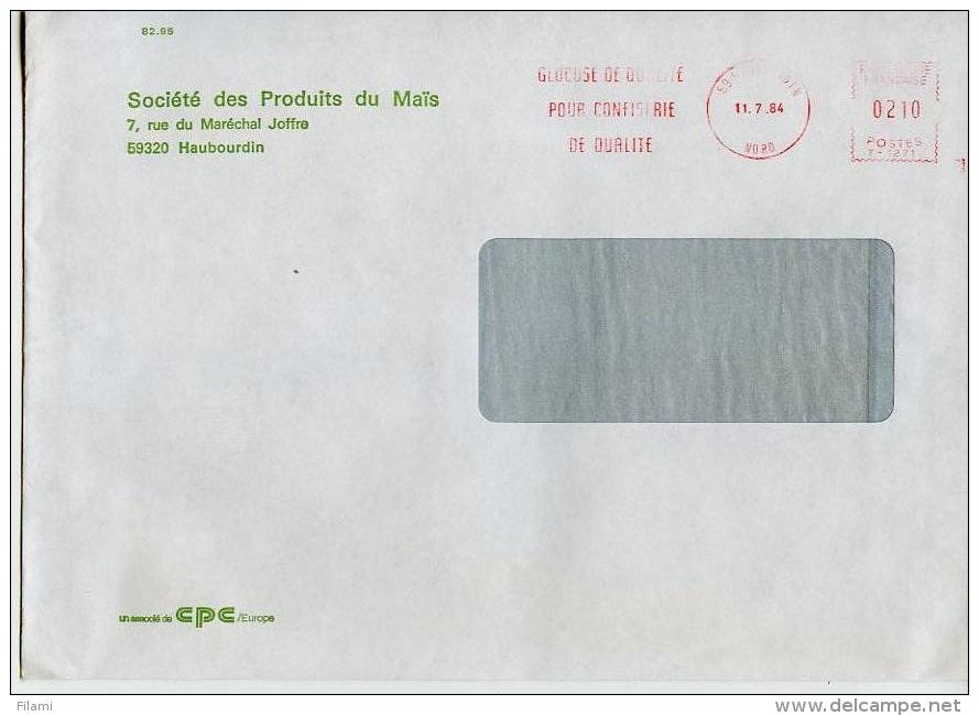 EMA Havas,chimie,glucose,alimentaire,confiserie,bonbon,Société Des Produits De Mäis,59 Haubourdin,lettre 11.7.1984 - Chemistry