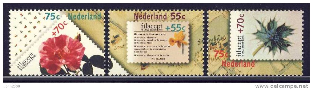 Niederlande / Netherlands 1988 : Mi 1336/1338 *** - FILACEPT ´88, Den Haag - Neufs