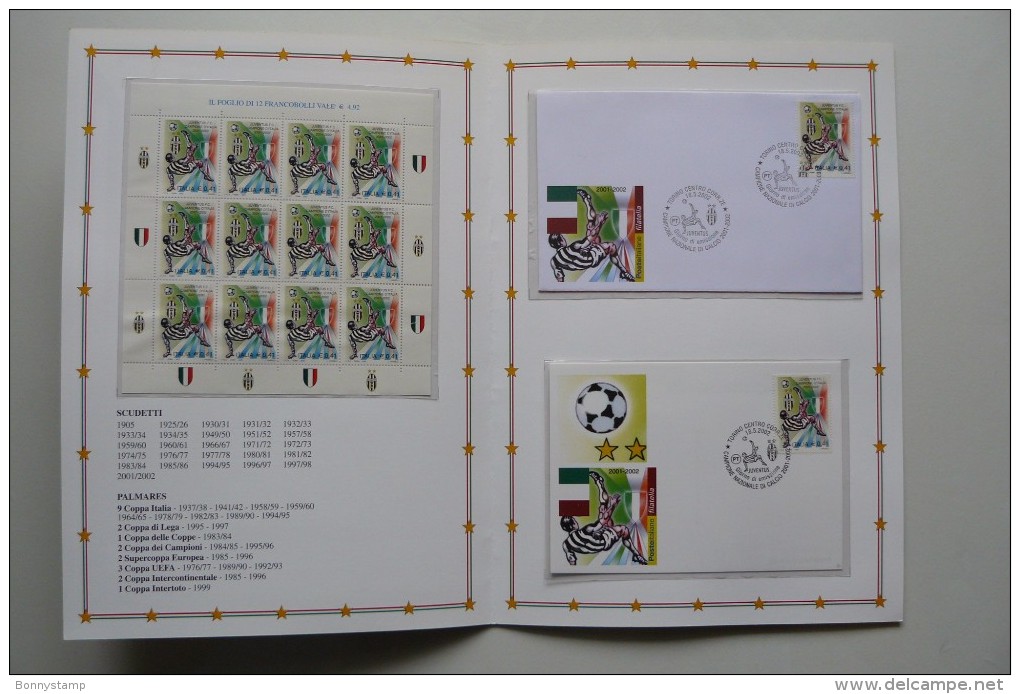 Repubblica Italiana, 2003- Juventus Campione D'Italia 2002-2003. - Folder