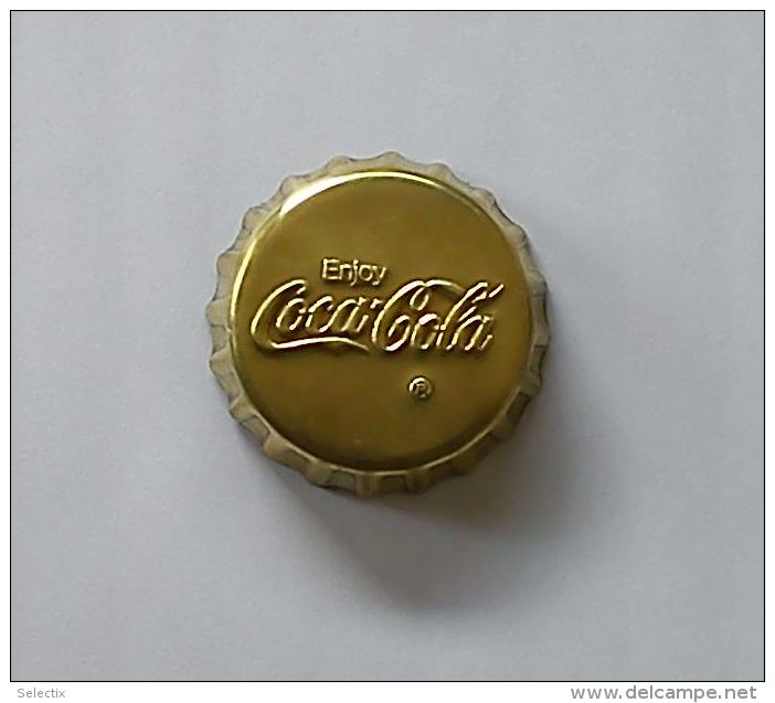 Coca Cola Brass Paperweight - Presse-papiers