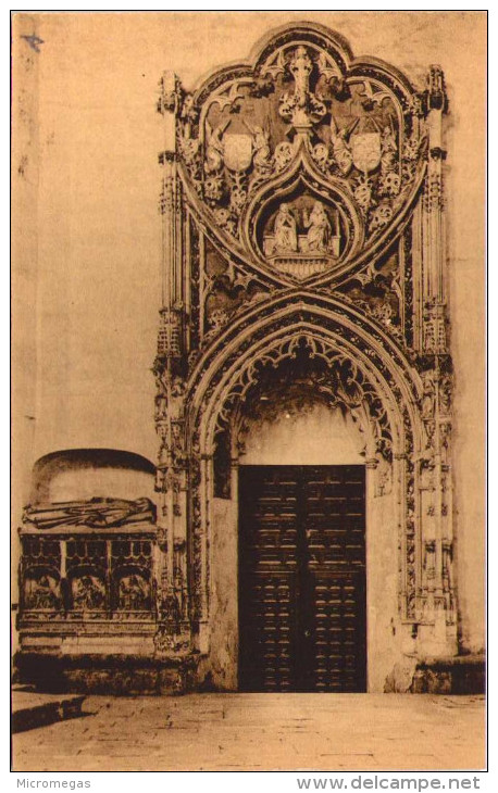 SEGOVIA - Monasterio De Sta Maria Del Parral - Puerta De La Sacristia Y Sepulcro De Doña Beatrix Pacheco - Segovia