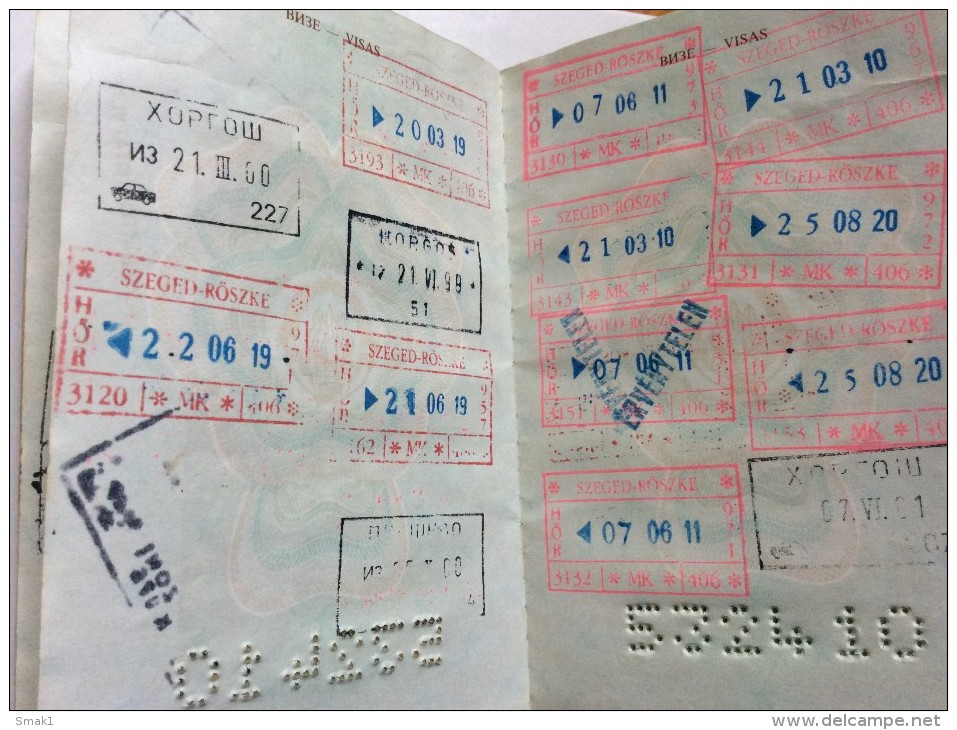 PASSAPORTO  PASSPORT    REISEPASS   YUGOSLAVIA  VISA TO: GREECE , ETATS SCHENGEN - Historical Documents