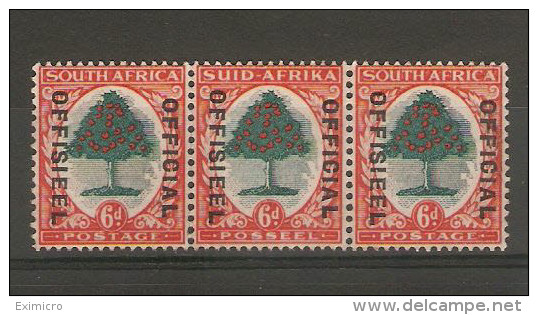 SOUTH AFRICA 1937 6d Die I  SG 024 MOUNTED MINT Cat £85 - Dienstzegels