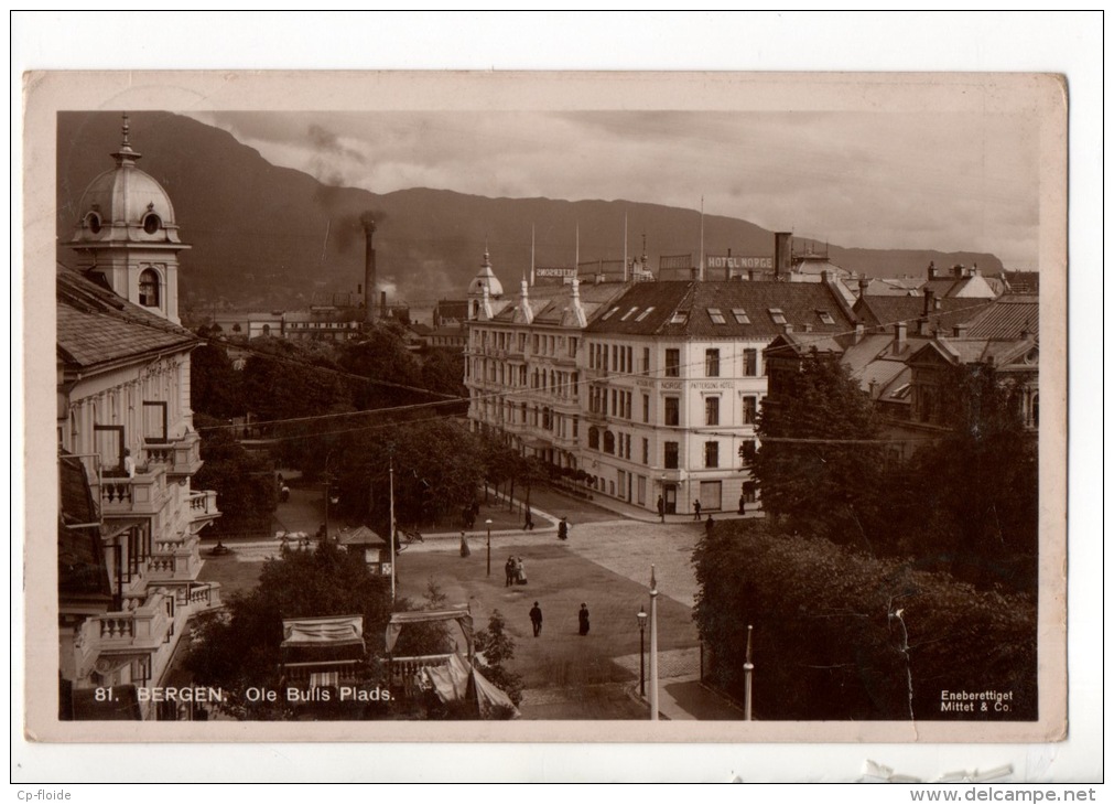 BERGEN . OLE BULLS PLADS - Réf. N°10571 - - Norway