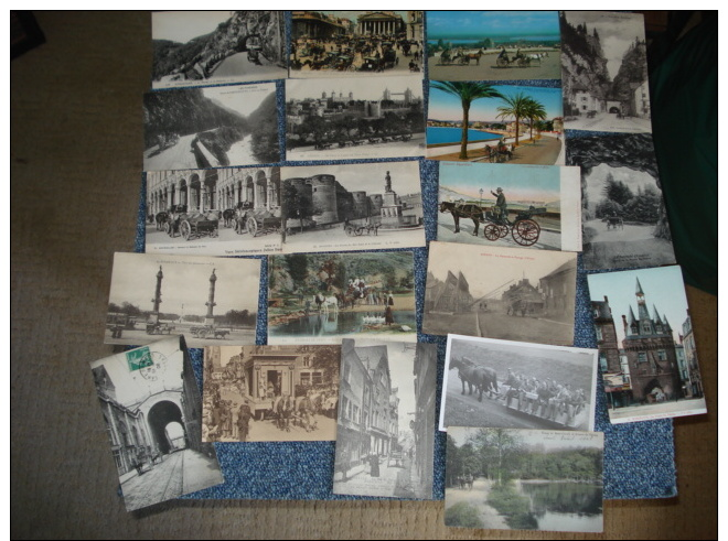Lot De 37 Cpa .dont ..1 Carte Photo Et 2 Semi-modernes Cartes Postales Attelage De Chevaux ...voir Details - 5 - 99 Cartes