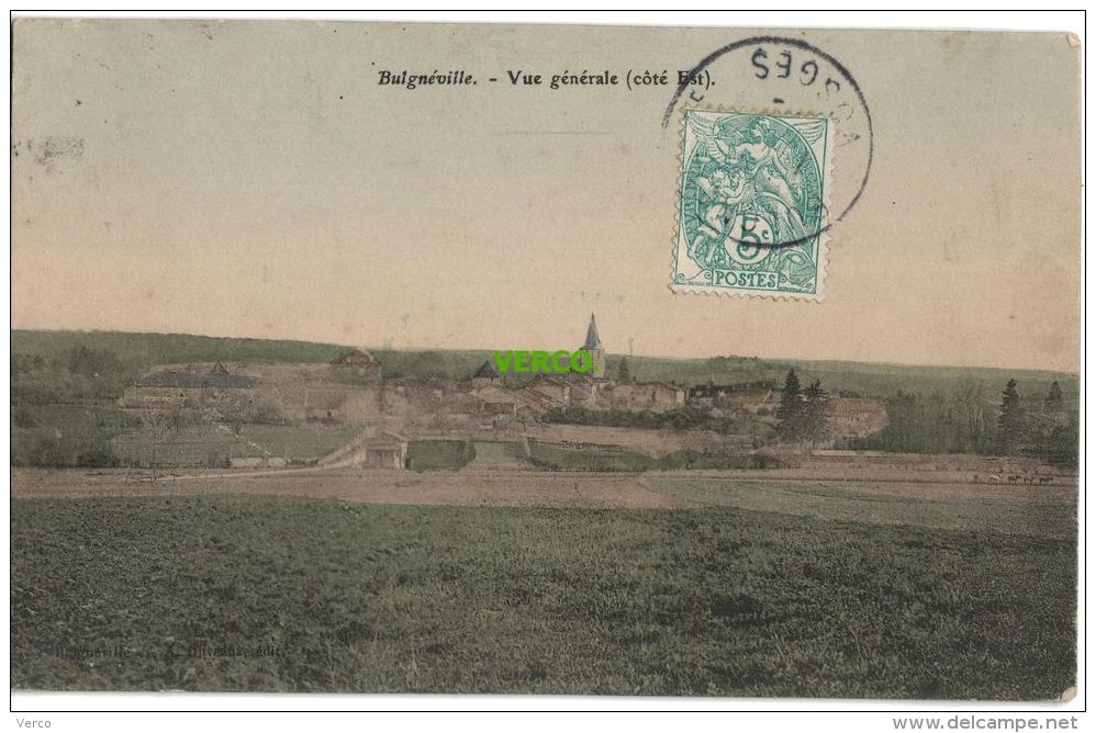 Carte Postale Ancienne De BULGNEVILLE – VUE GENERALE COTE EST - Bulgneville