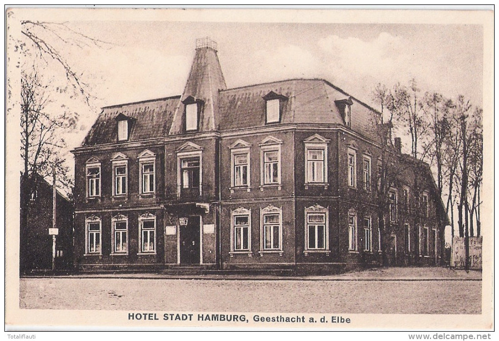 GEESTHACHT An Der Elbe Hotel Stadt Hamburg16.8.1926 Gelaufen TOP-Erhaltung - Geesthacht