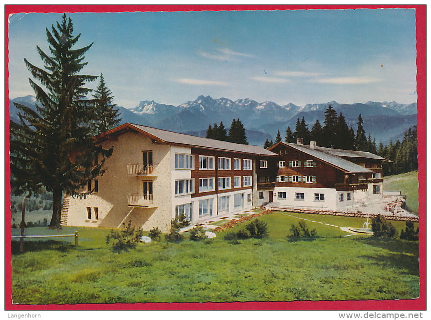 AK ´Berghof Im Hörnergebiet Bei Sonthofen' ~ 1965 - Sonthofen