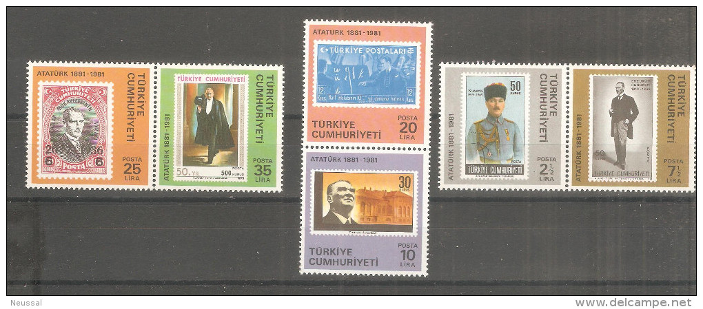 Serie Nº 2332/7  Turquia - Unused Stamps