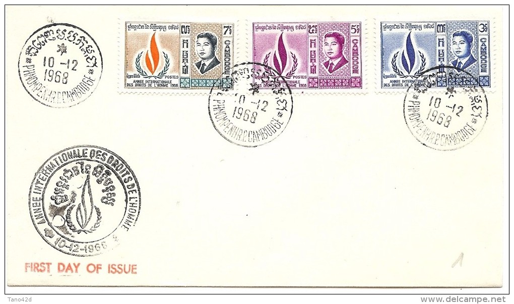 LMM13 - CAMBODGE - FDC - Cambodge