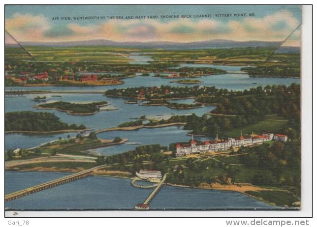 Enveloppe Carte Postale Cartonnée Souvenir Folder Of PORTSMOUTH New Hampshire - Tichnor Quality Views - Portsmouth