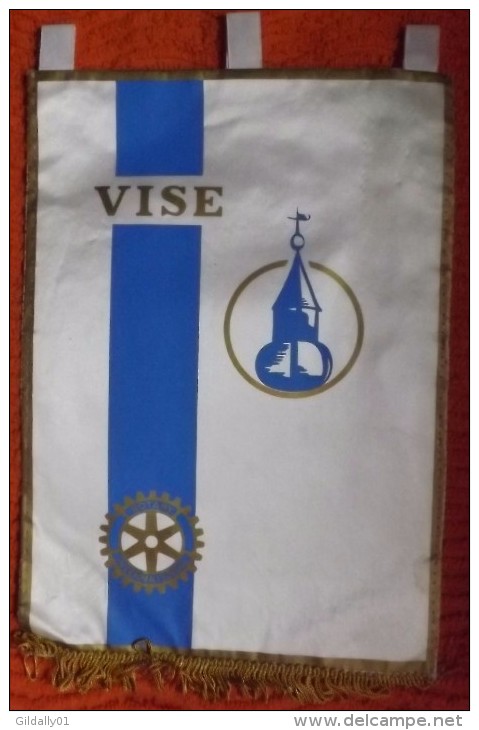 FANION / PENNANT:    VISE.  (BELGIQUE).   ROTARY  INTERNATIONAL - Autres & Non Classés