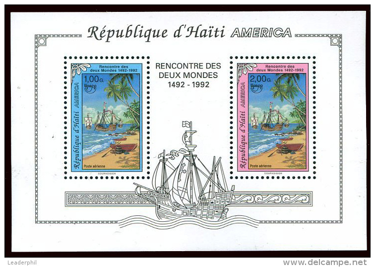 UPAEP - COLUMBUS - HAITI Block RRR!!! MNH VF - Unclassified