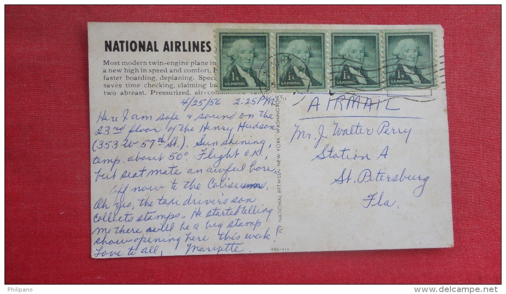 National Airlines  1956 Cancel ----ref 1895 - 1946-....: Ere Moderne