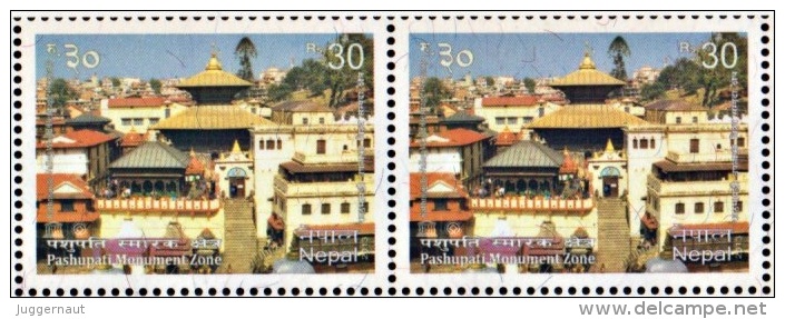 PASHUPATINATH Temple IMPERF Pair TRIAL PROOF Stamps NEPAL 2013 MINT/MNH - Hinduismo