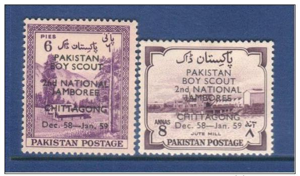 Pakistan 1958  2nd. National Jamboree Boy Scouts   MNH - Pakistan