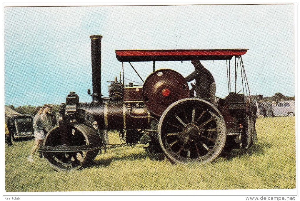 STEAMTRACTOR:  FOWLER Steam Road Roller  No. 14674, Built 1922 - (England) - Traktoren