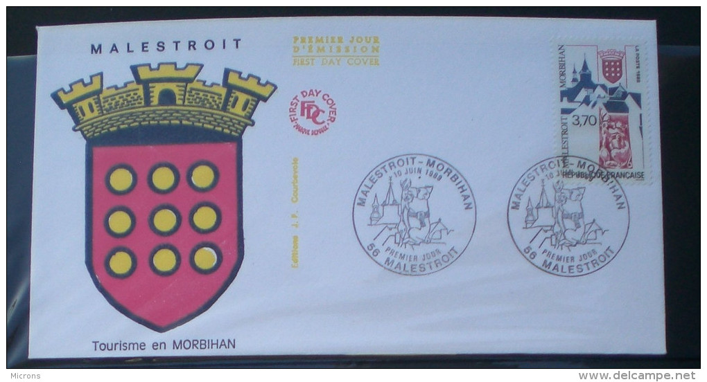 FDC  TOURISME EN MORBIHAN MALESTROIT  1989  269 - 1980-1989