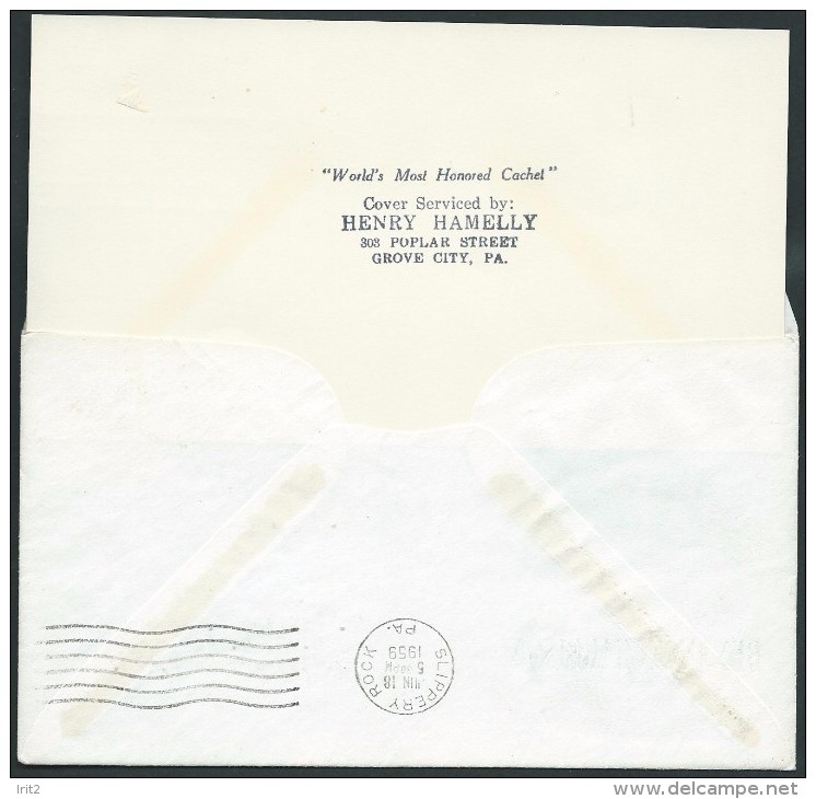 USA - UNITED STATES - STATI UNITI - ETATS UNIS -1959 COVER From OXFORD To MIAMI - Altri & Non Classificati