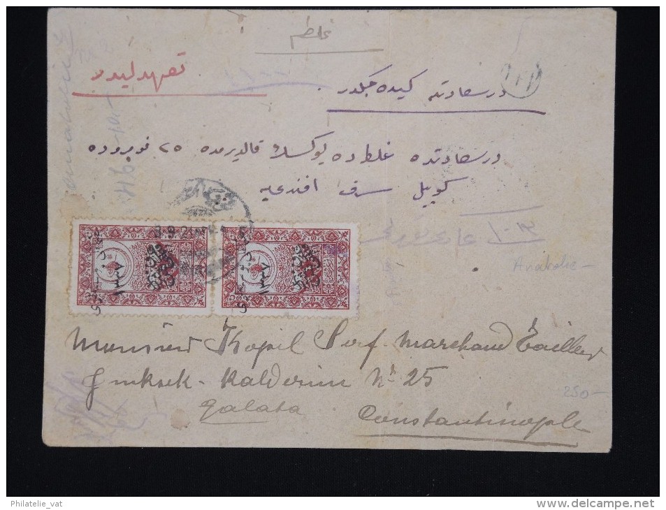 TURQUIE - ANATOLIE - Enveloppe  Des Années 1920 - Aff. Plaisant - à Voir - Lot P8562 - Covers & Documents
