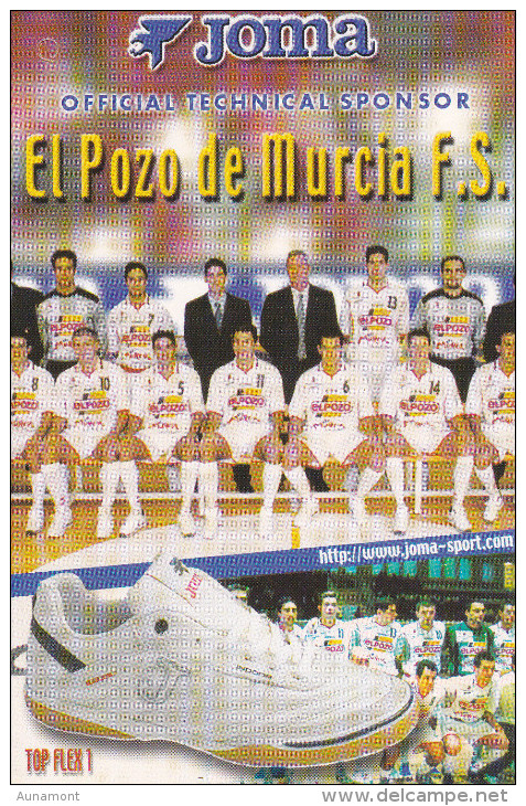 Futbol---El Pozo De Murcia F.S.--Official Sponsor--Joma--Addesivo---11,5 X 7,5 Cm - Otros & Sin Clasificación