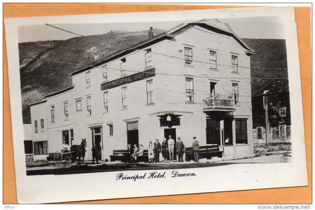 Dawson City Yukon Real Photo Postard - Yukon