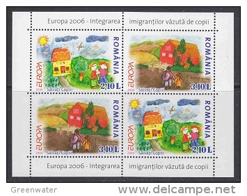 Europa Cept 2006 Romania M/s ** Mnh (23388A) - 2006