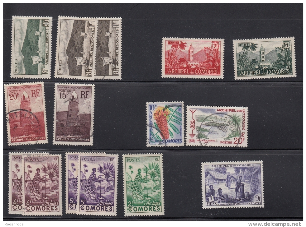 PETIT LOT  ARCHIPEL DES COMORES OBLITERES/NEUFS - Used Stamps