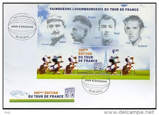 Luxembourg 2013 FDC Sport, Cycling, Tour De France - FDC