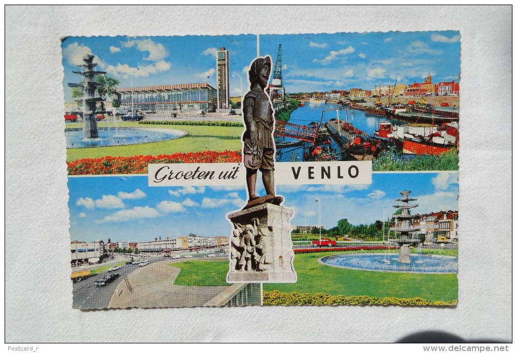 Netherlands Groeten Uit Venlo   Multi Views Stamp 1971   A 39 - Venlo