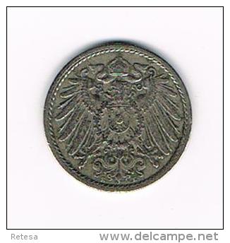 *** DEUTSCHES REICH  5 PFENNIG 1906 E - 5 Pfennig