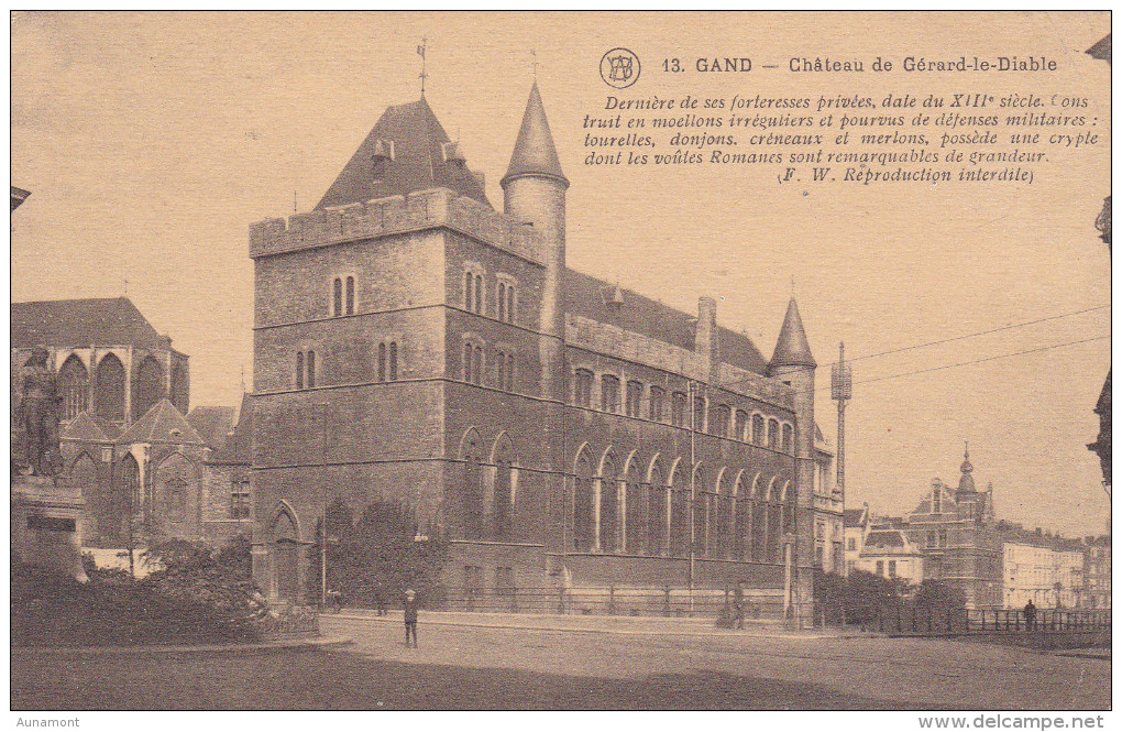 Belgica--Gand--Chateau De Gerard-le -Diable - Schlösser