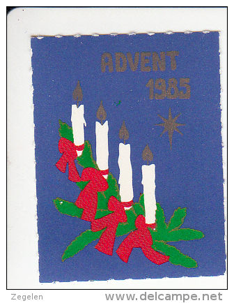 Denemarken Kerstvignet Cat AFA Julemaerker Norden Advent-Dansk Jaar 1985 Cat 3.00 DKK - Local Post Stamps